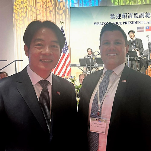 Mackenzie Attends Welcome Event for Taiwan’s Vice President